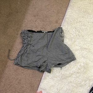 Charlotte Russe zip up shorts